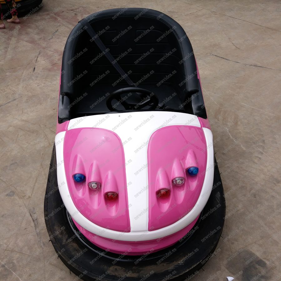 Paseos Dodgem de batería de color rosa tipo B en venta para