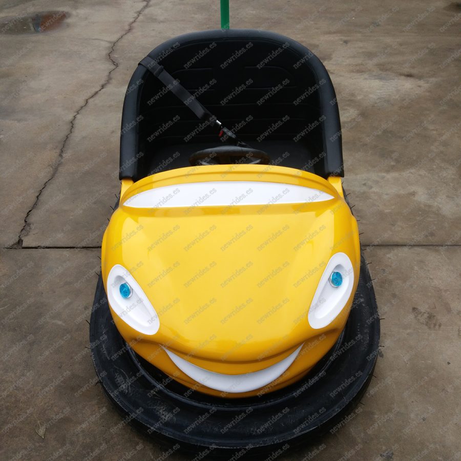 Paseos en dodgem de Yellow Themed Sky Grid para niñas