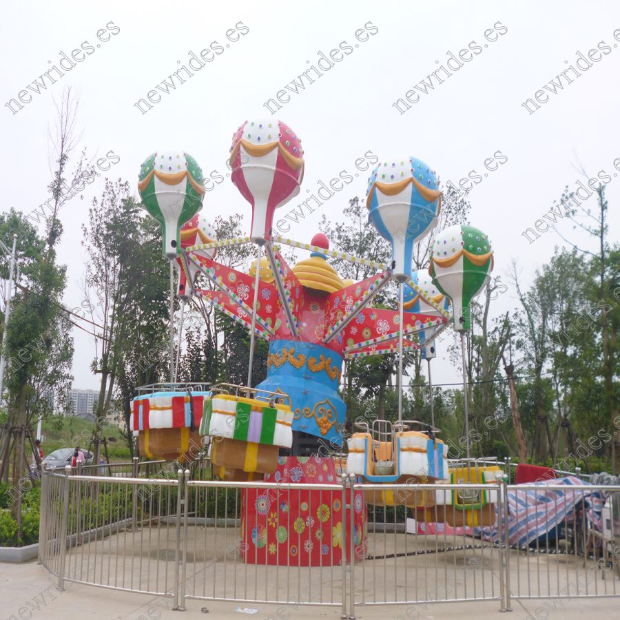 Paseos en globo de samba a la venta en el parque de atracciones