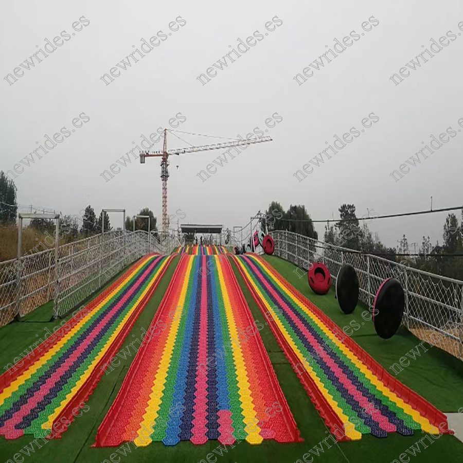 Rainbow Sliding Rides en venta Parque al aire libre