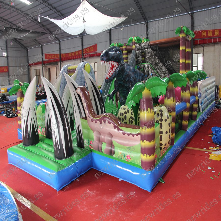 Trampolín inflable con temática de dibujos animados de dragón de gran tamaño a la venta